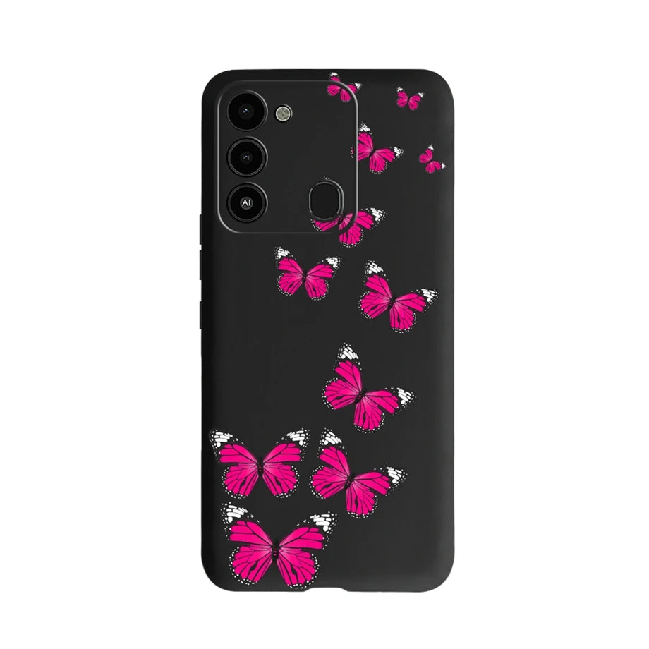 For Tecno Spark 8 Case Soft Silicone Back Case for Tecno Spark 8C Spark8 KG6 Fundas Case Phone Cover Spark 8T Coque