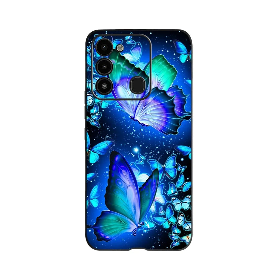 For Tecno Spark 8 Case Soft Silicone Back Case for Tecno Spark 8C Spark8 KG6 Fundas Case Phone Cover Spark 8T Coque