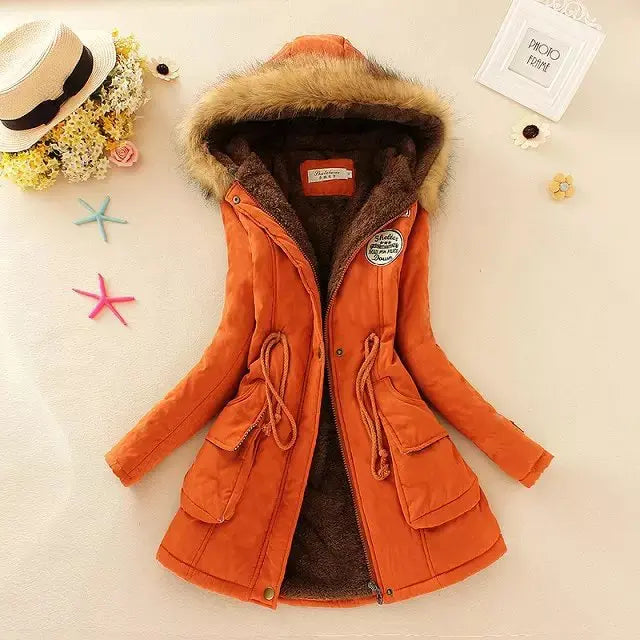 Embroidery Hooded Jacket