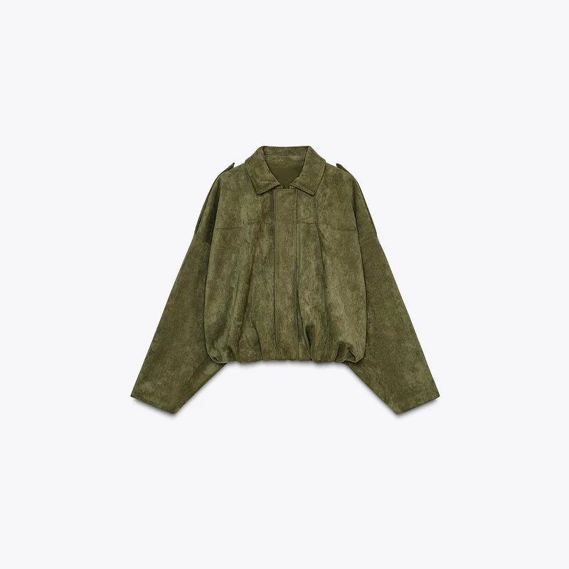 Puffed Bomber Jacket