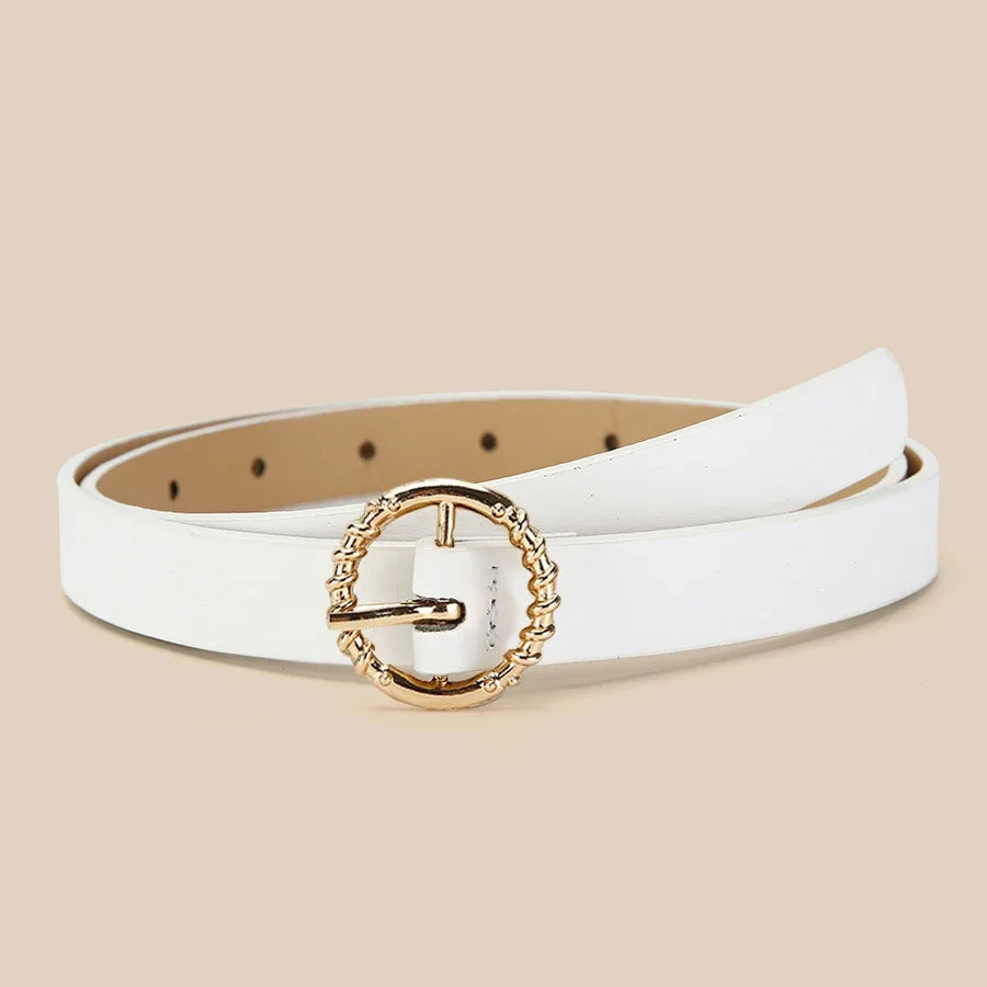 Round Button Belt