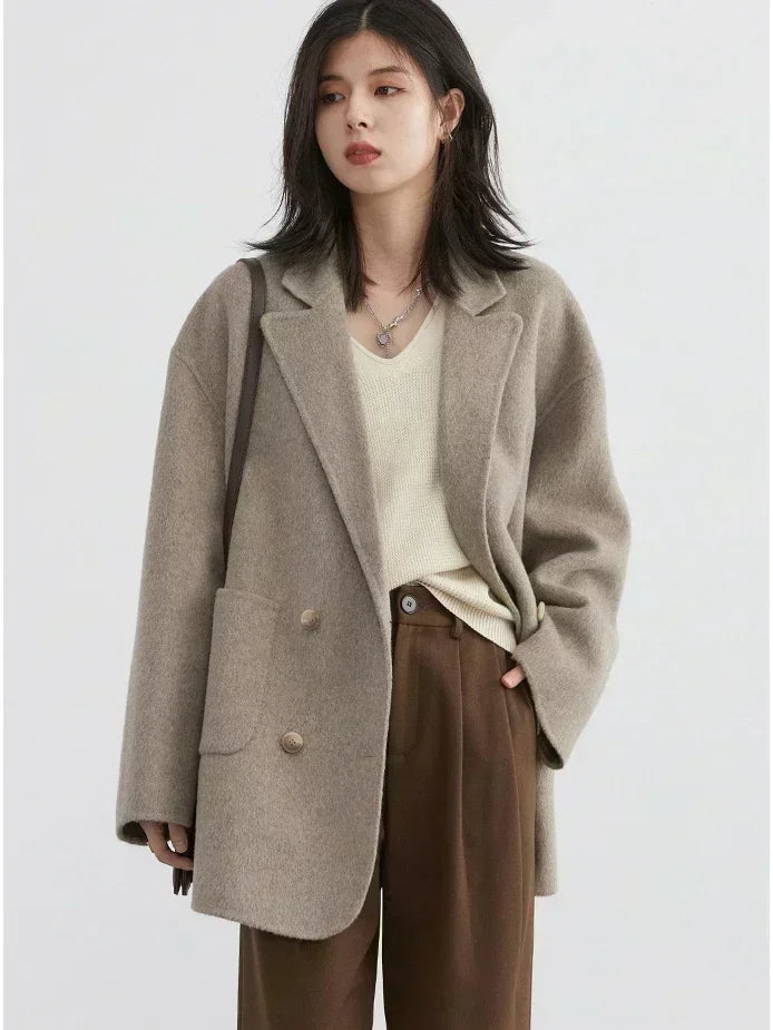 Woolen Double Breasted