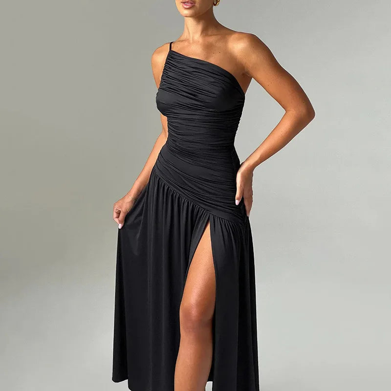 Elegant One-Shoulder Dress