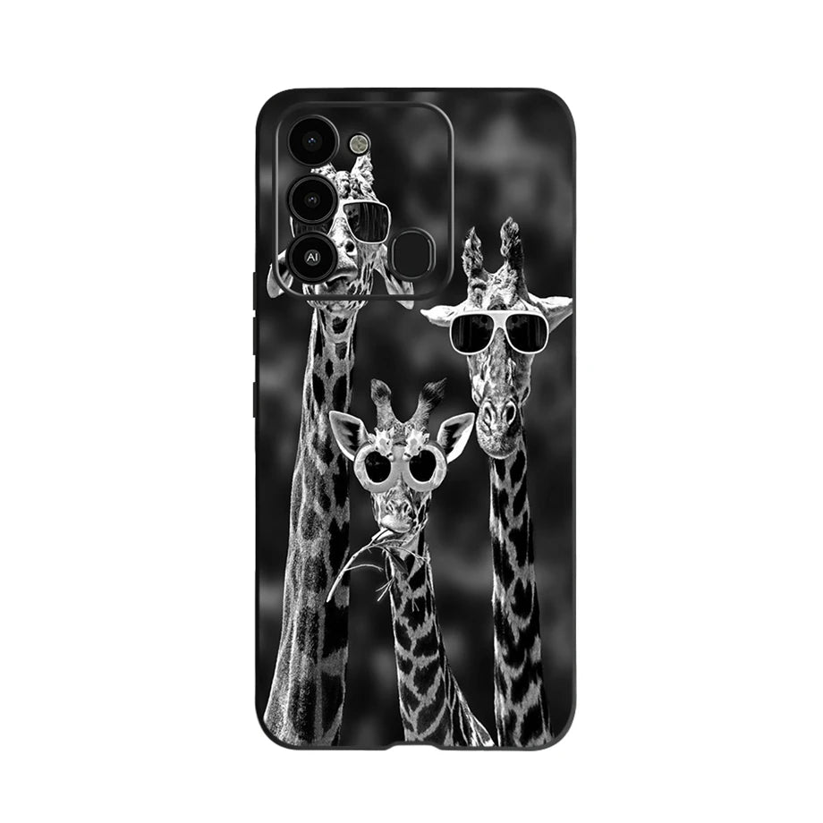 For Tecno Spark 8 Case Soft Silicone Back Case for Tecno Spark 8C Spark8 KG6 Fundas Case Phone Cover Spark 8T Coque
