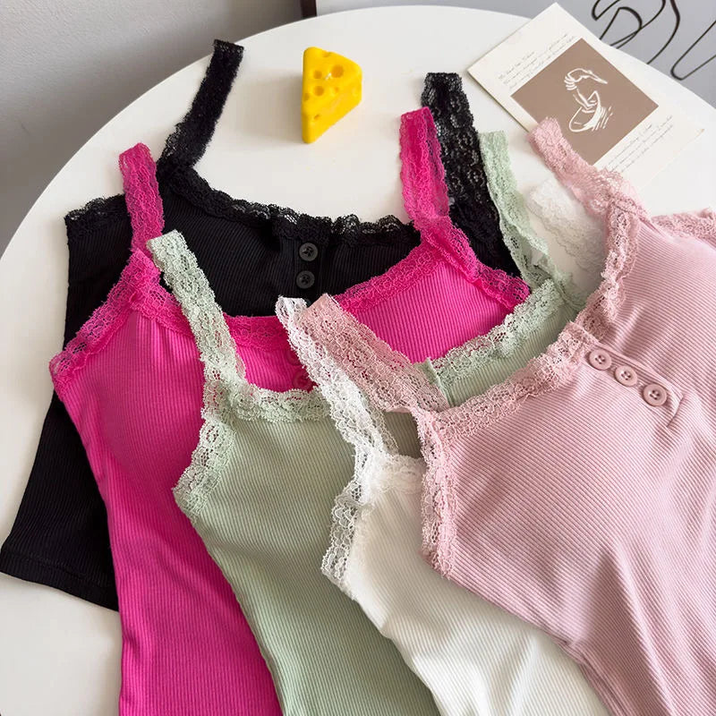 Lace Cropped Top