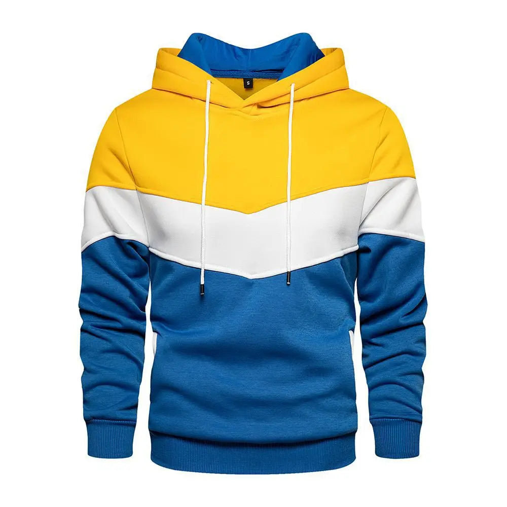 Patchwork Fleece Hoodie