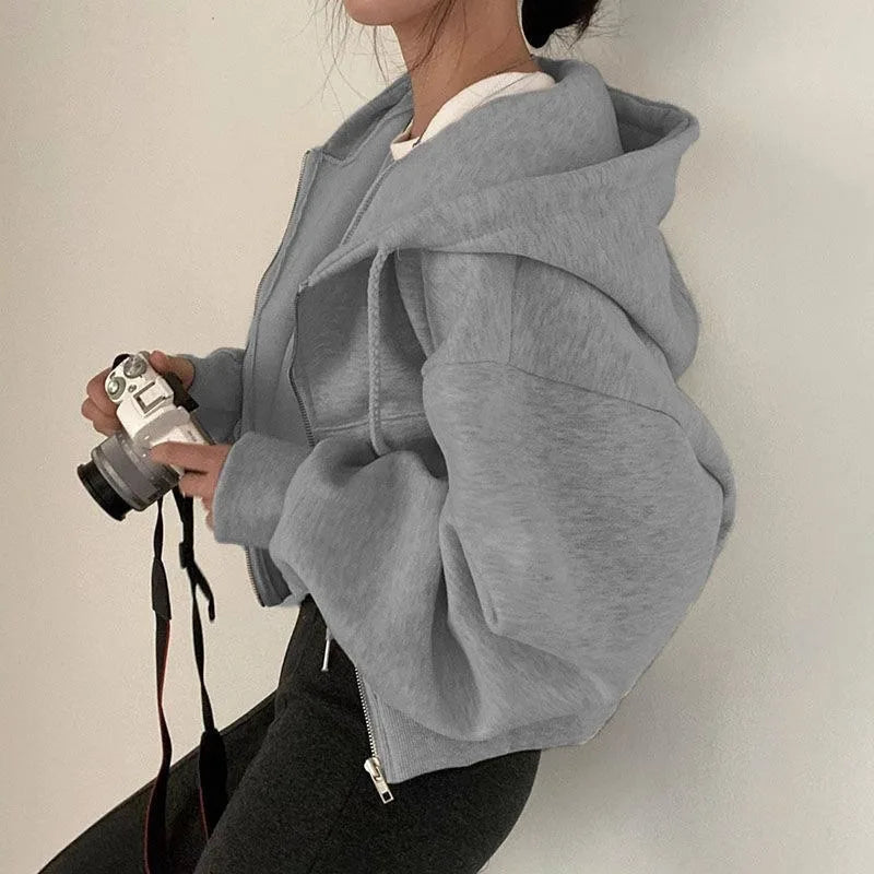 Y2K Crop Hoodie