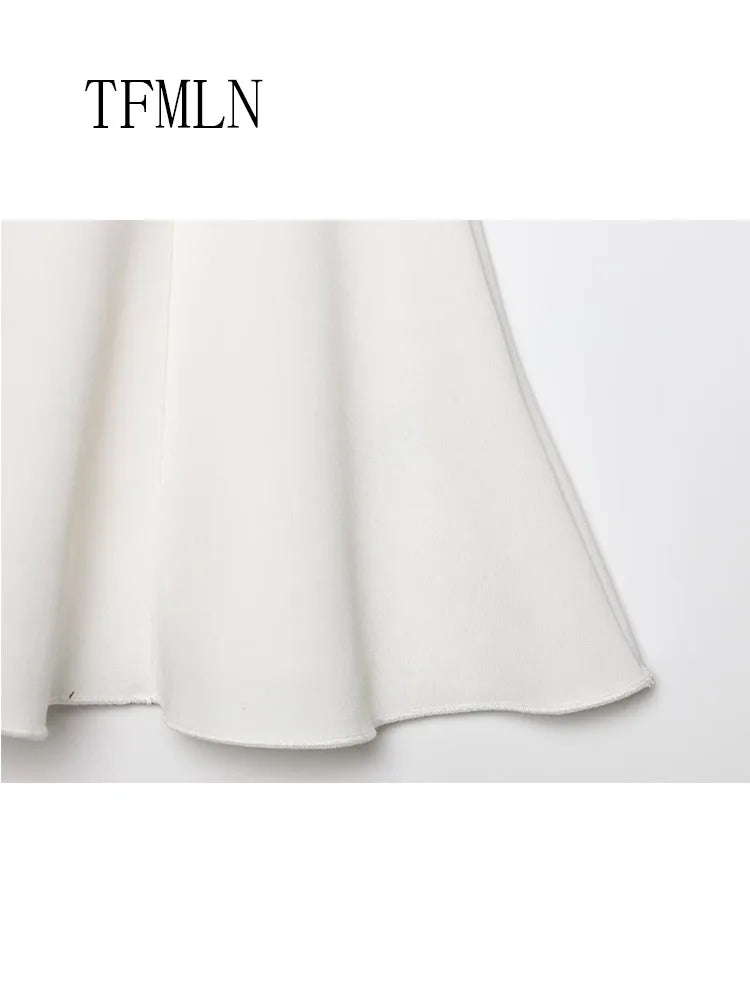 Solid Skirt Hem Top