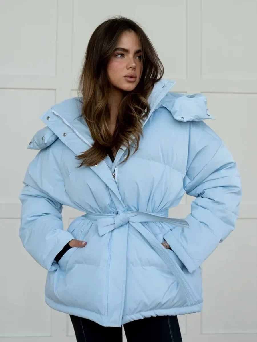 Puffer Belt Coat