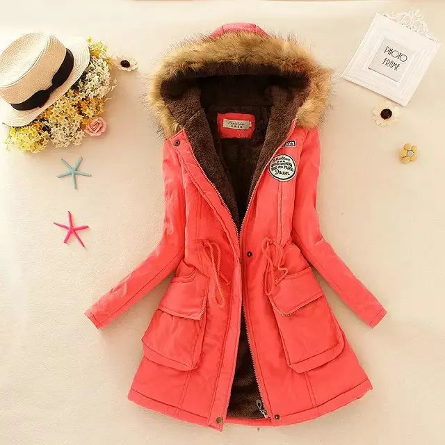 Embroidery Hooded Jacket