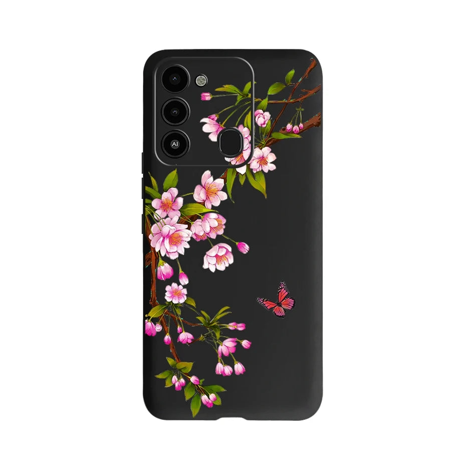 For Tecno Spark 8 Case Soft Silicone Back Case for Tecno Spark 8C Spark8 KG6 Fundas Case Phone Cover Spark 8T Coque