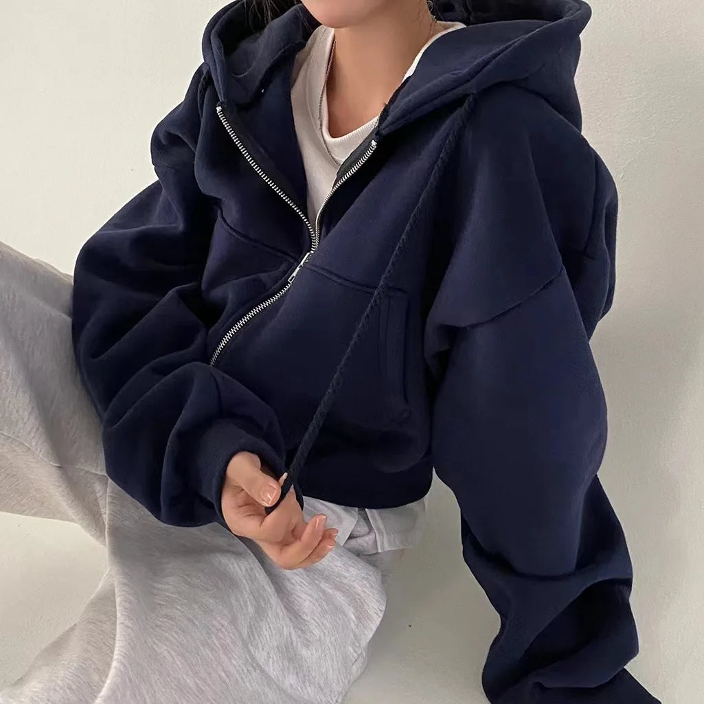 Y2K Crop Hoodie