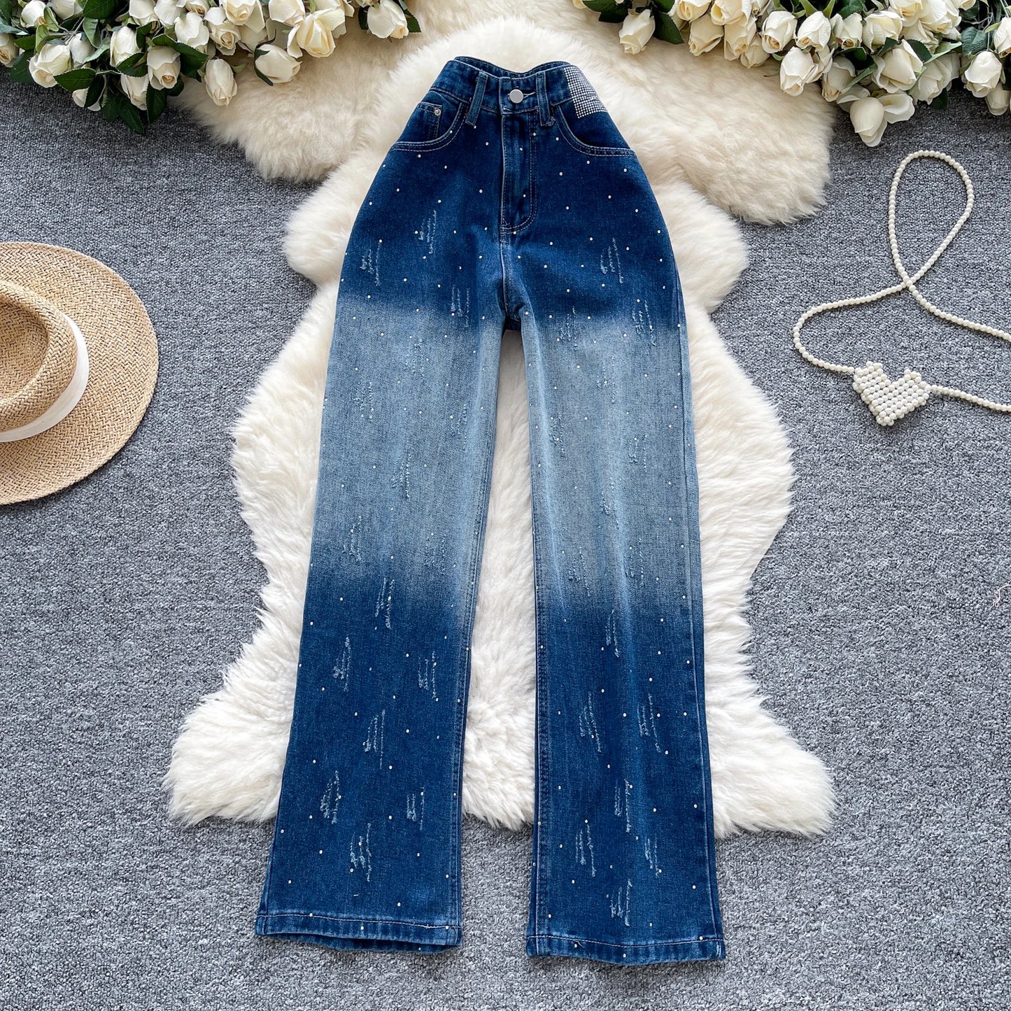 Gradient Diamond Jeans