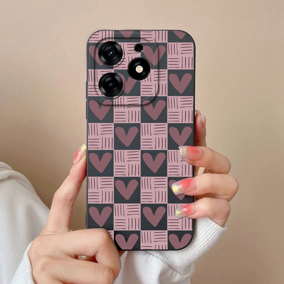 Case For Tecno Spark 10 Pro Pink Cloud Butterfly Liquid Shockproof Fashion Silicone Phone Cover For tecno spark 10 pro Funda