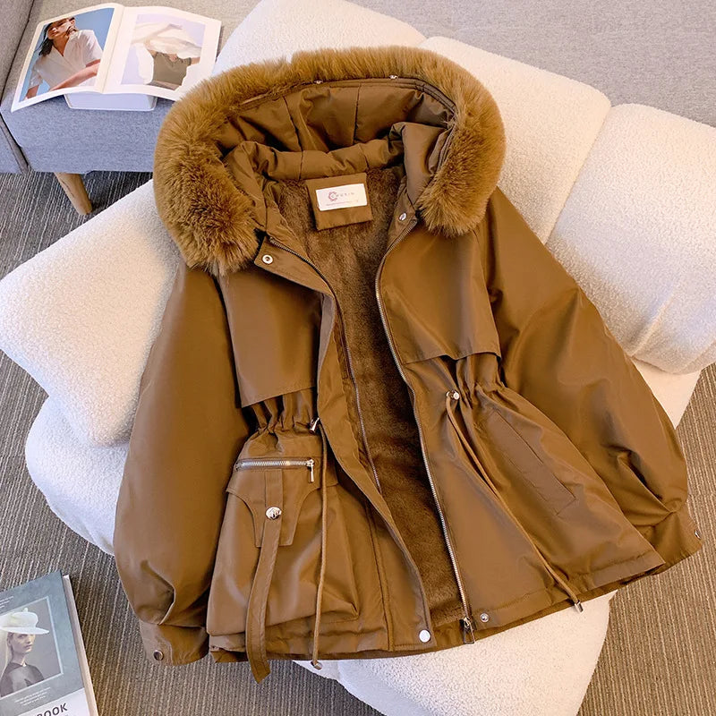 Drawstring Hood Jacket