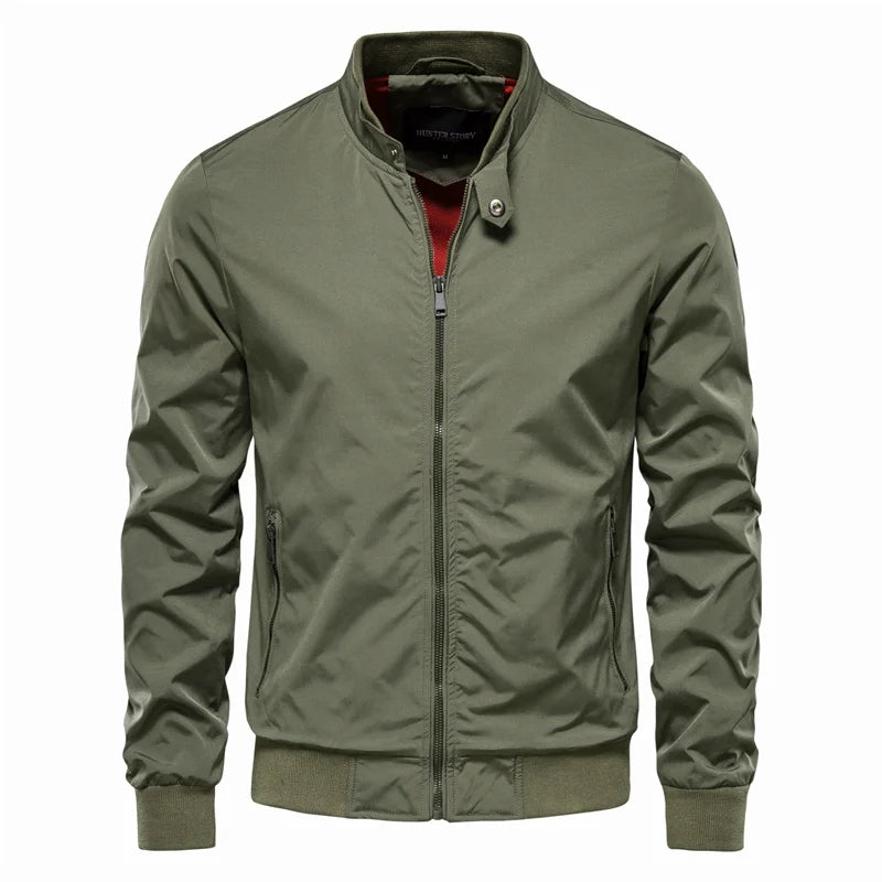 Solid Bomber Jacket
