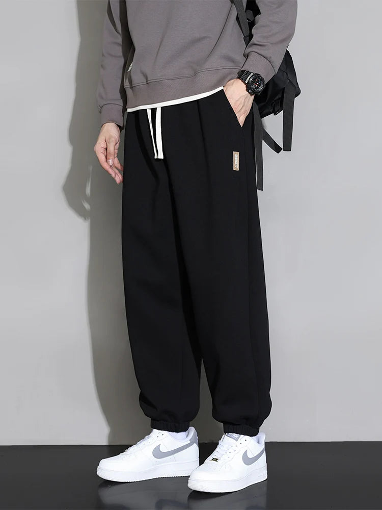 Elastic Baggy Pants