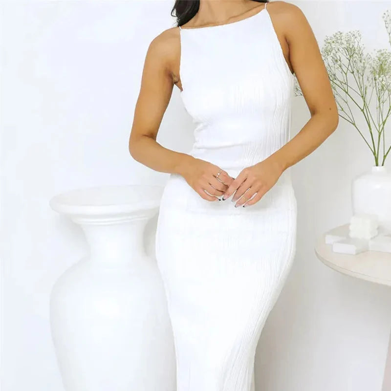 Ruched Split Dress