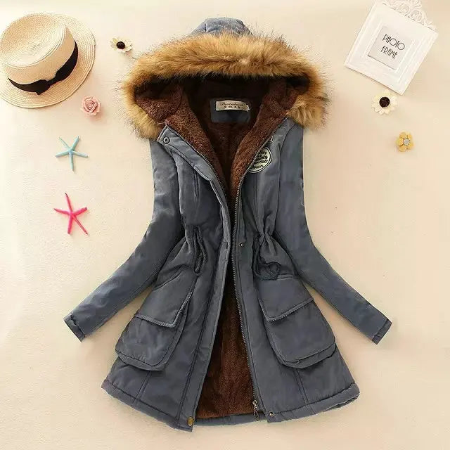 Embroidery Hooded Jacket