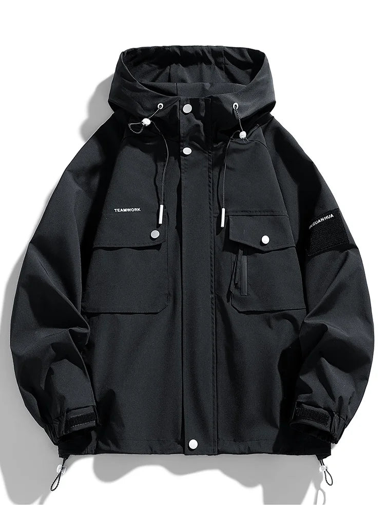 Multi-Pocket Windbreaker
