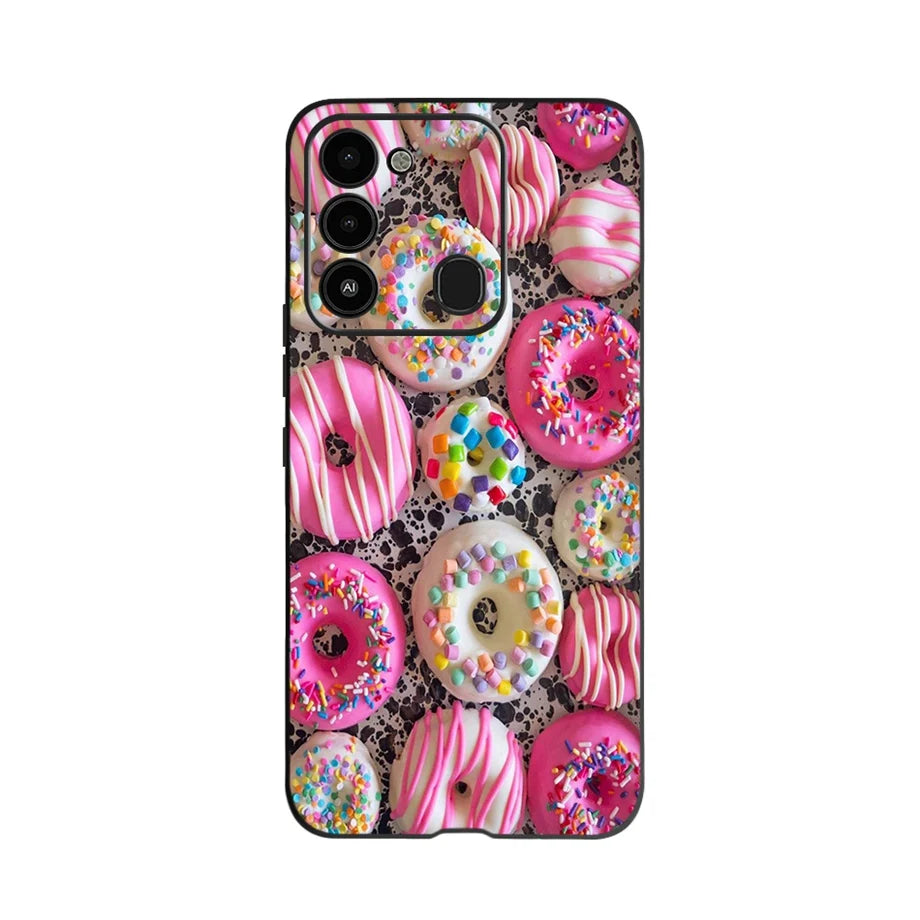 For Tecno Spark 8 Case Soft Silicone Back Case for Tecno Spark 8C Spark8 KG6 Fundas Case Phone Cover Spark 8T Coque