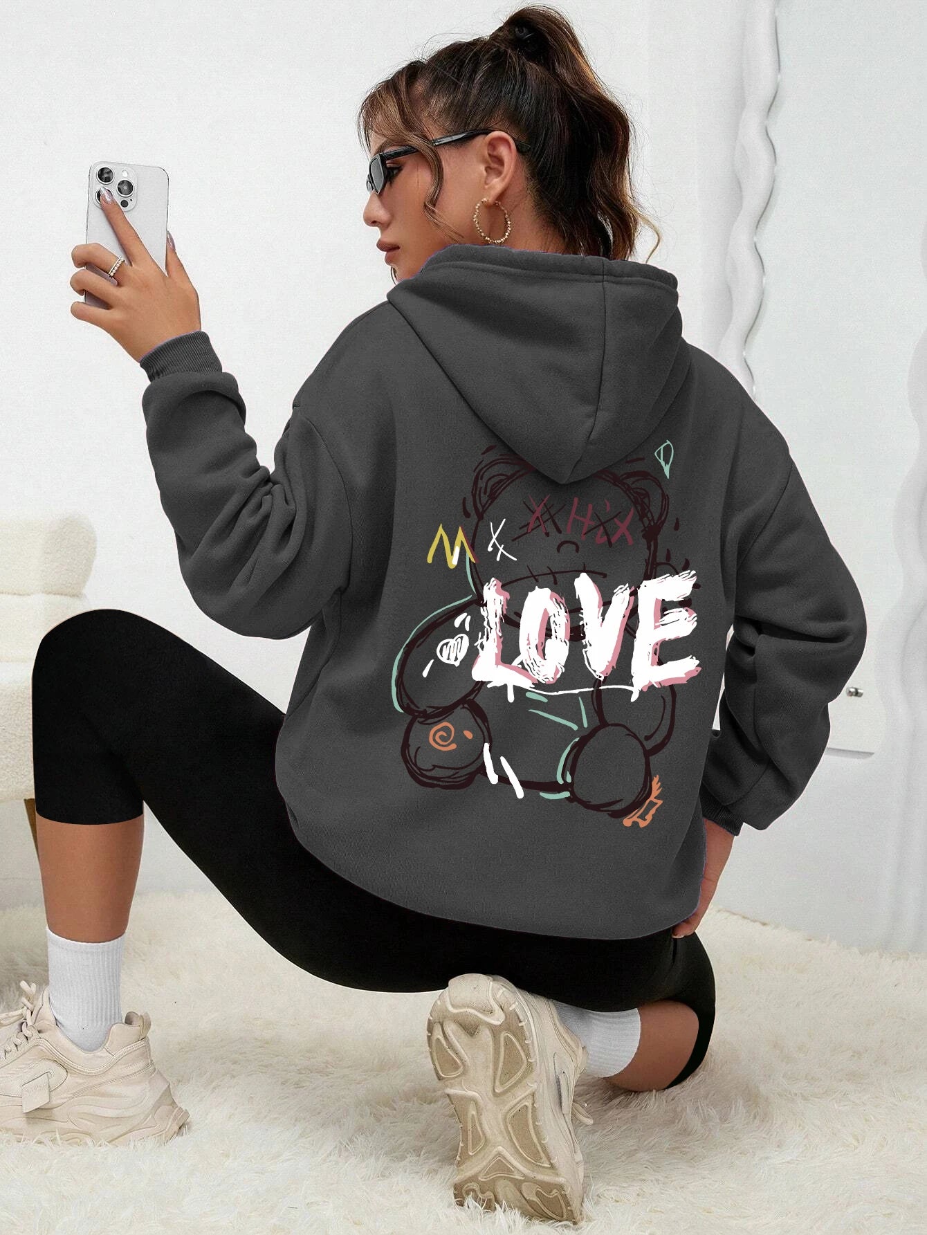 Graffiti Bear Hoodie