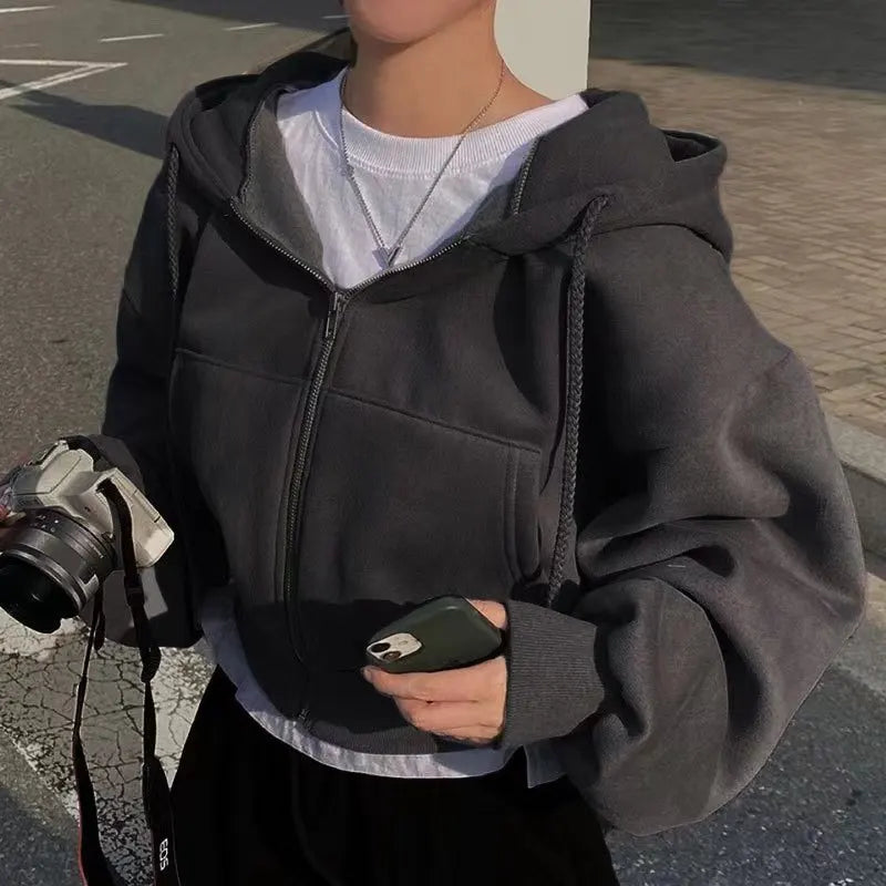 Y2K Crop Hoodie