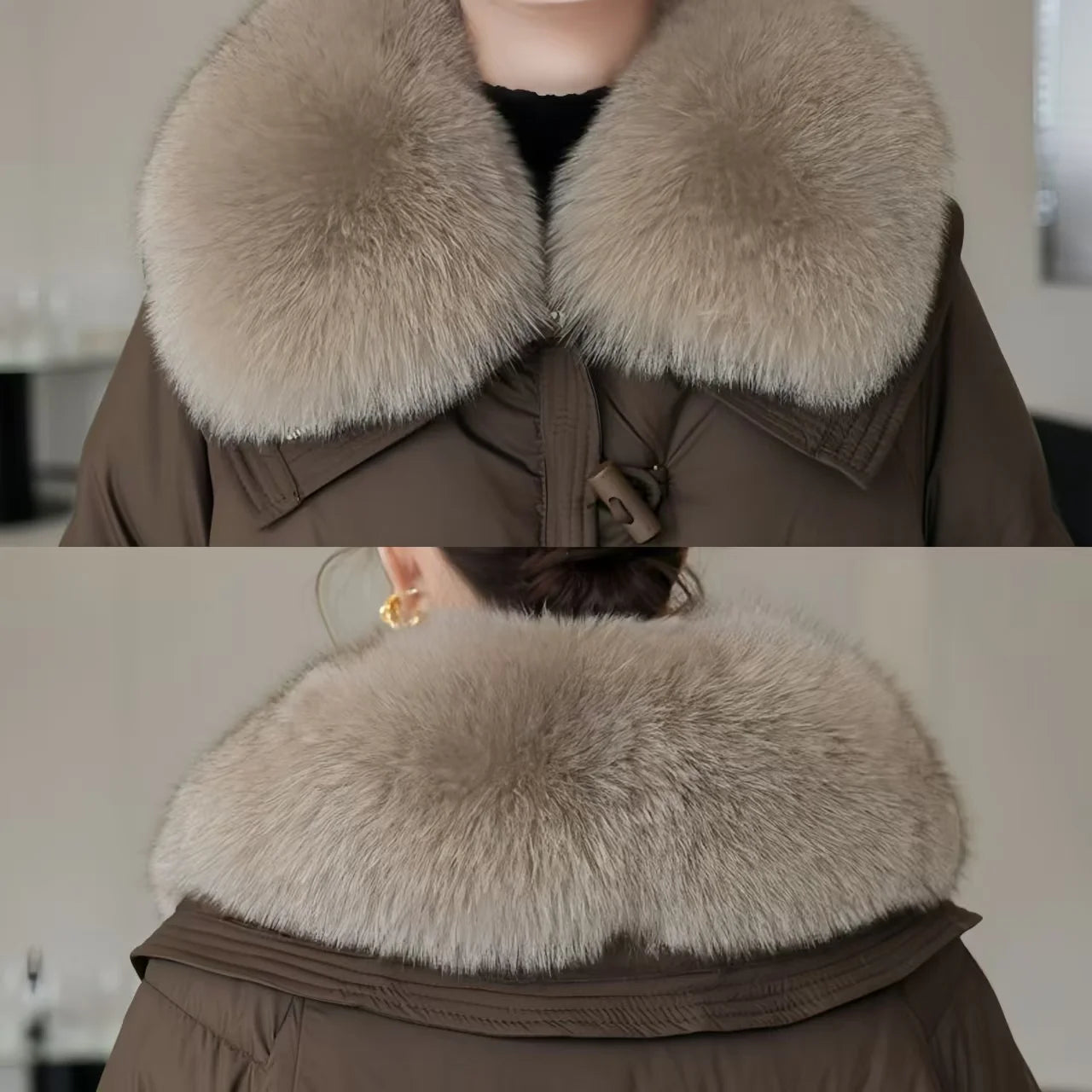 Fur Collar Coat