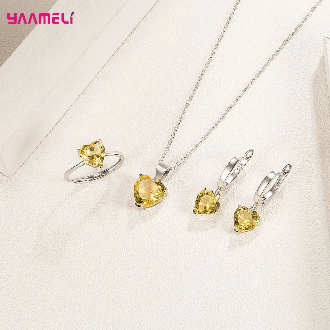 925 Sterling Silver Color Jewelry Gift Sets