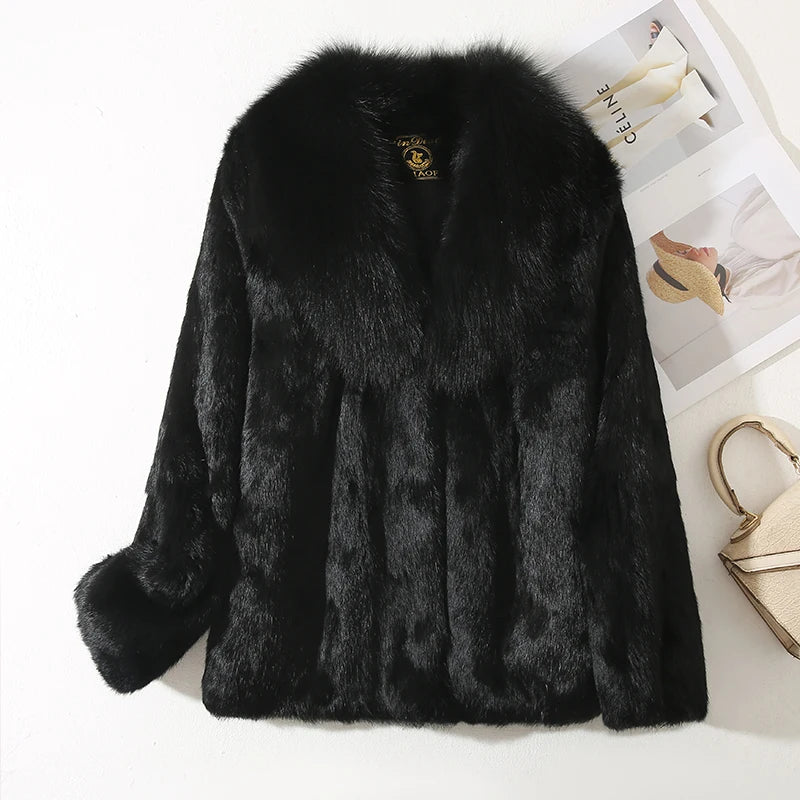 Genuine Rabbit Coat