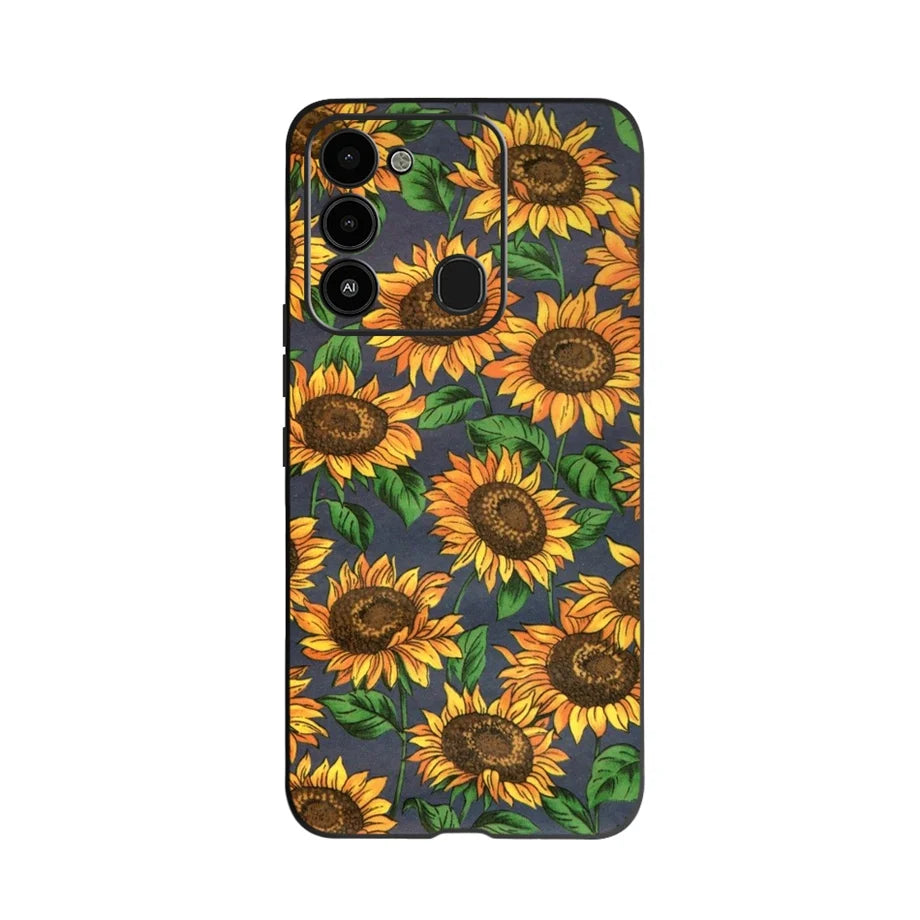 For Tecno Spark 8 Case Soft Silicone Back Case for Tecno Spark 8C Spark8 KG6 Fundas Case Phone Cover Spark 8T Coque