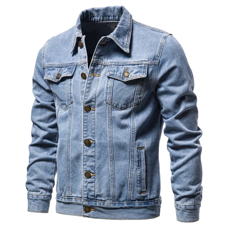 Solid Denim Jacket