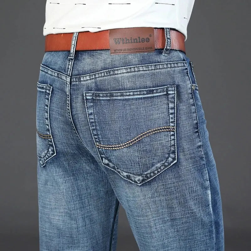 Casual Straight Classic Denim Jeans