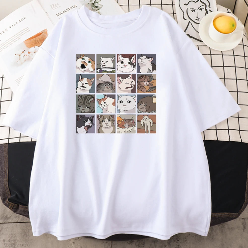 Meme Cats Puzzle T-Shirts