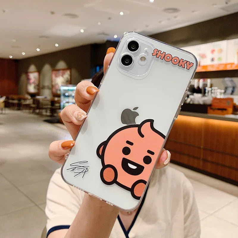 Chimmy Phone Case For iPhone 16 15 14 13 12 Pro Max 13 Mini Soft Clear Cover