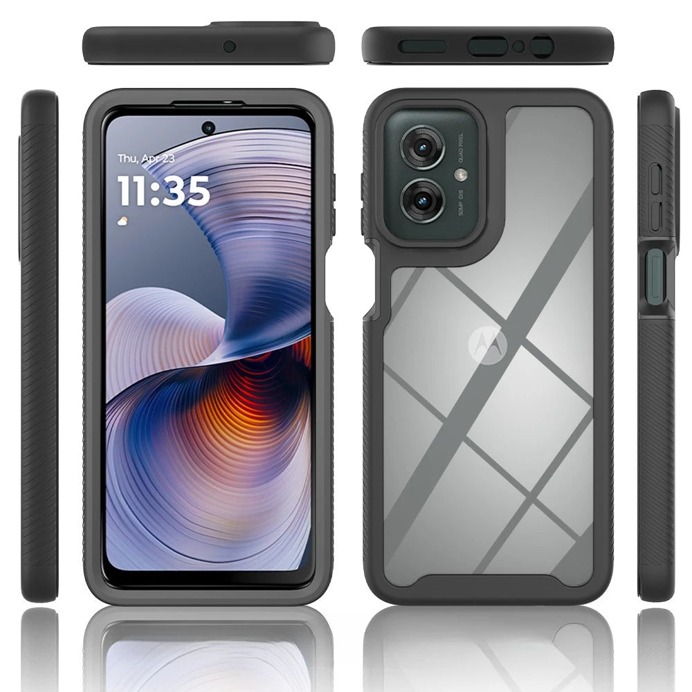 Armor Defend Case for Motorola Moto G55 G35 G32 G42 G52 G82 Shockproof Phone Cover Hard PC Front Frame + TPU Shell Funda Capa