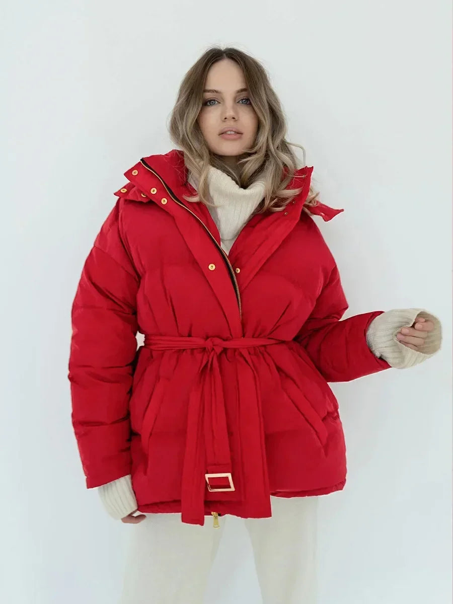 Puffer Belt Coat
