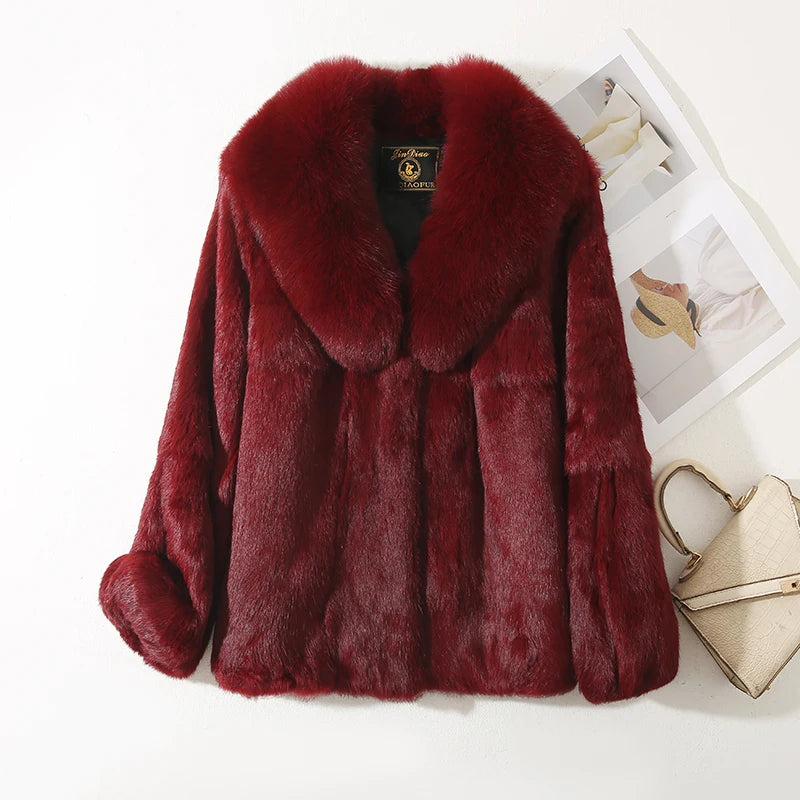 Genuine Rabbit Coat
