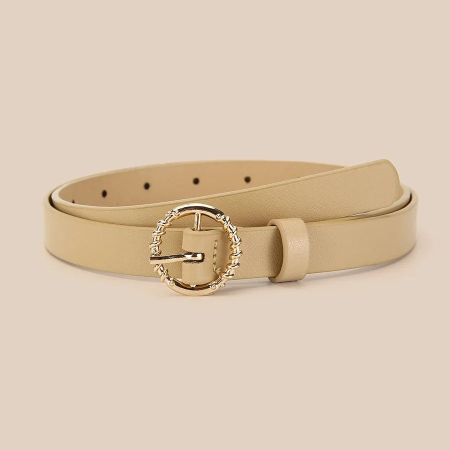 Round Button Belt