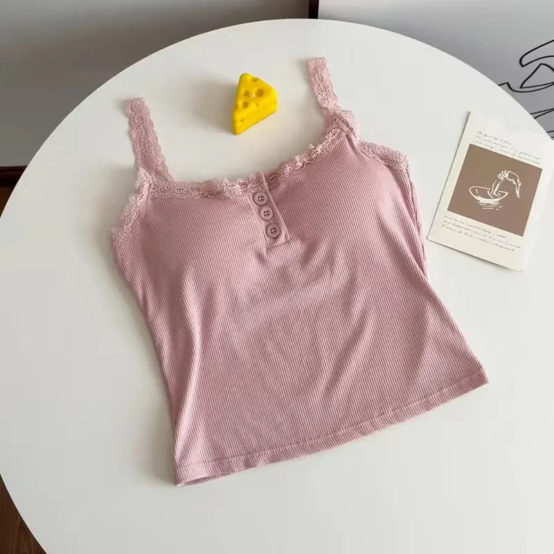 Lace Cropped Top