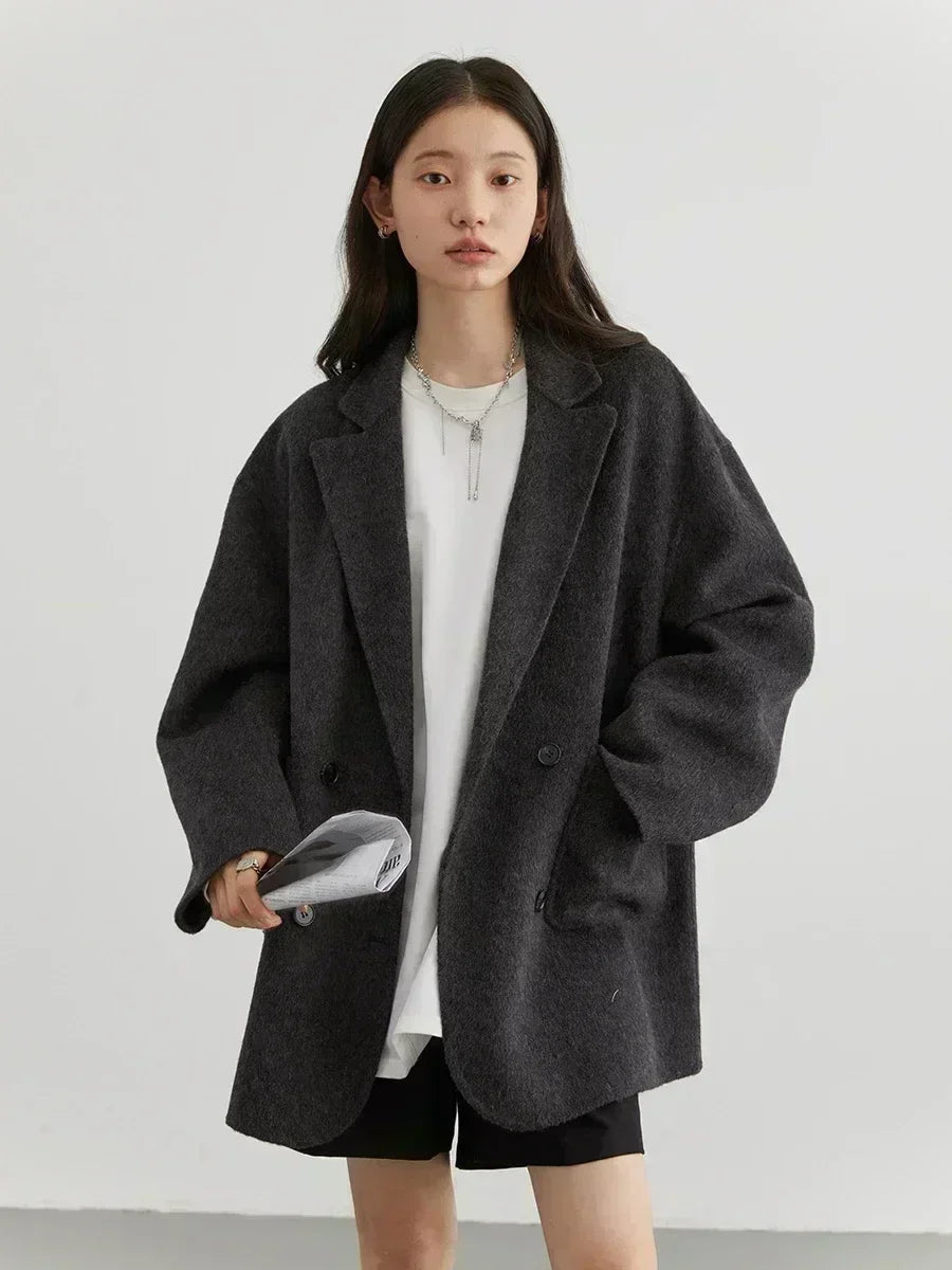 Woolen Double Breasted
