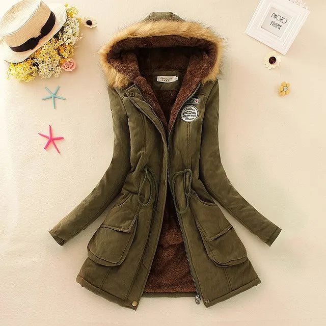 Embroidery Hooded Jacket