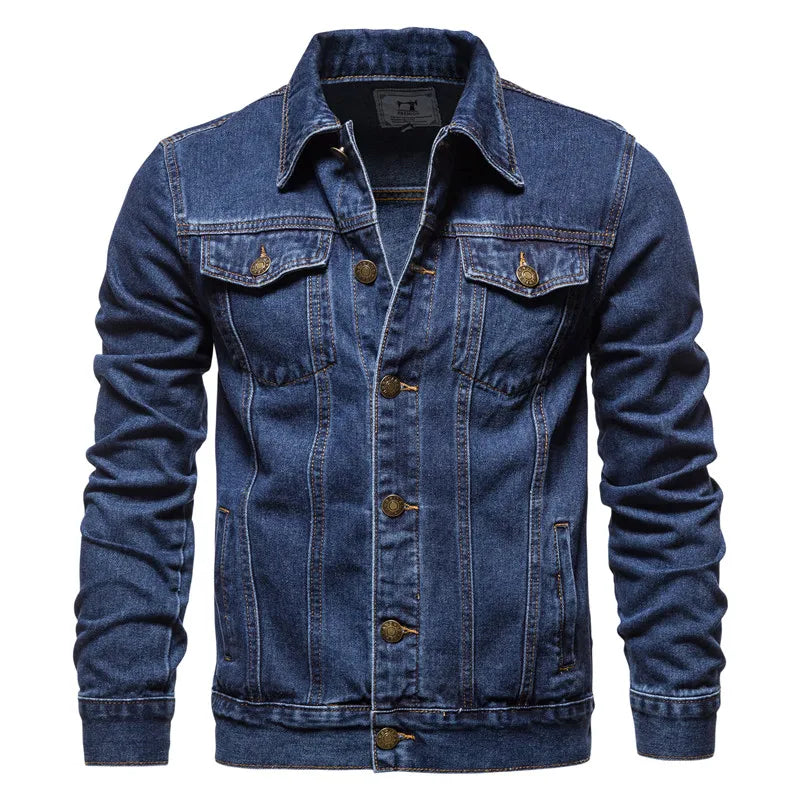 Solid Denim Jacket
