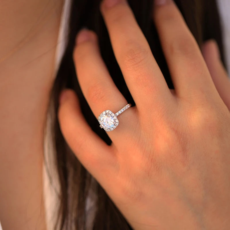 0.5-3 Carat D Real Moissanite Diamond