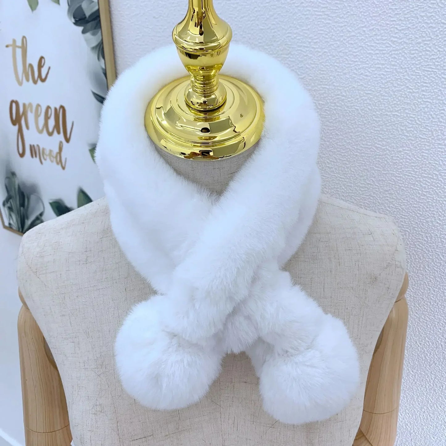 Rabbit Fur Scarf