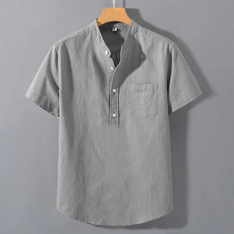 Short Sleeve Cotton Shirt