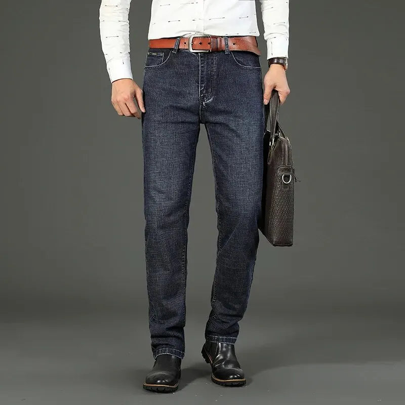 Casual Straight Classic Denim Jeans