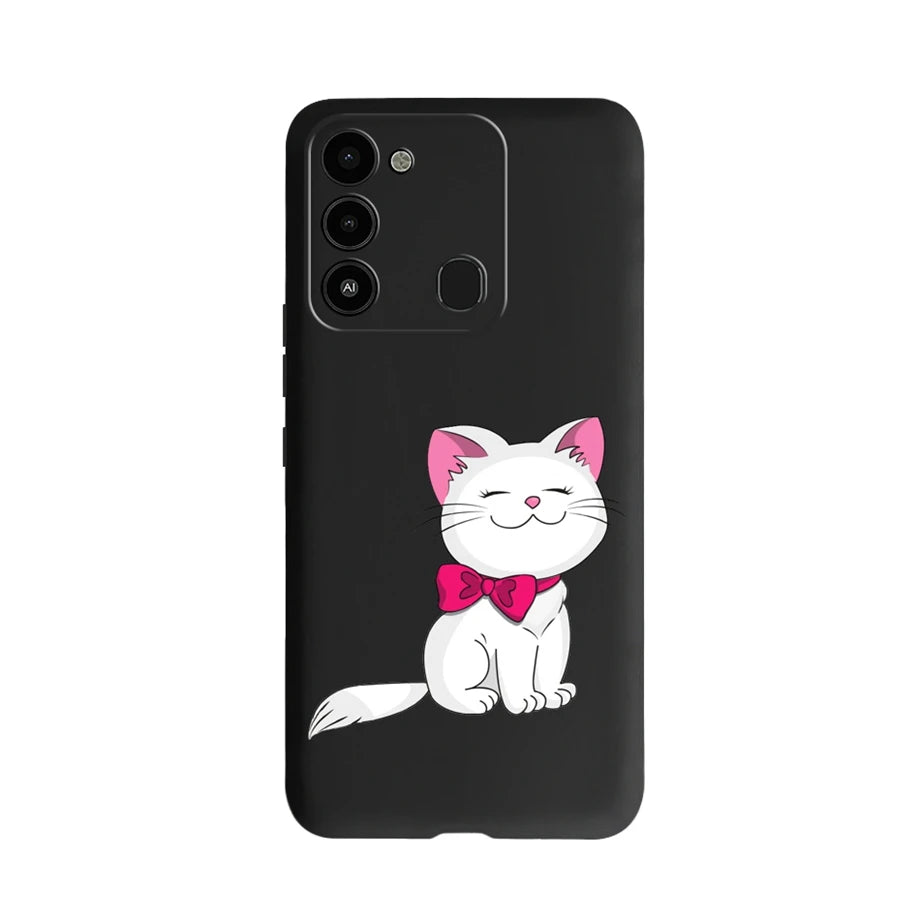 For Tecno Spark 8 Case Soft Silicone Back Case for Tecno Spark 8C Spark8 KG6 Fundas Case Phone Cover Spark 8T Coque
