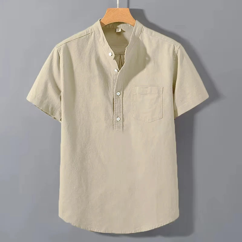 Short Sleeve Cotton Shirt