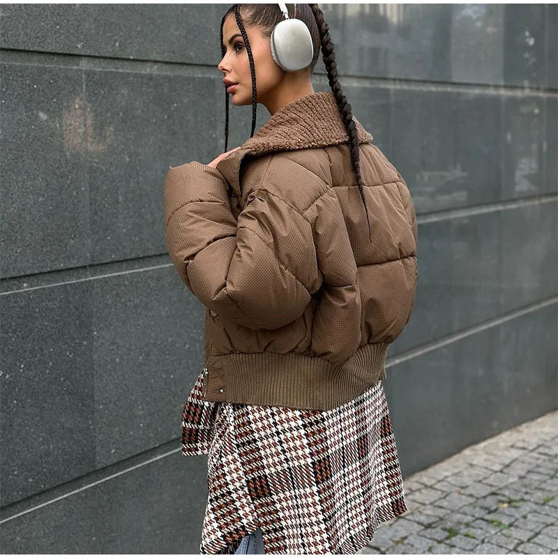 Patchwork Short Coat